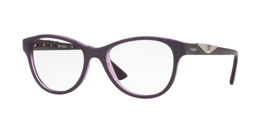 Vogue VO5055F Oval Eyeglasses  2409-TOP VIOLET/VIOLET TRANSP 54-18-140 - Color Map violet