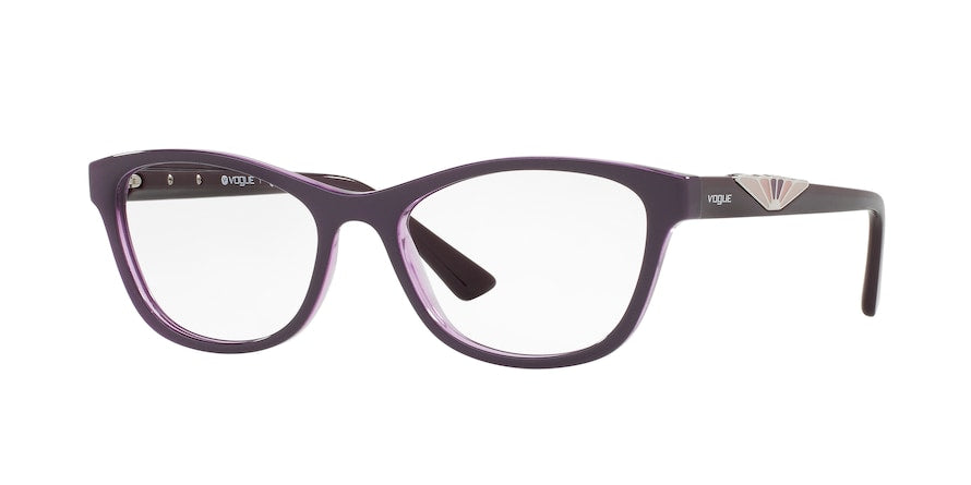 Vogue VO5056 Cat Eye Eyeglasses  2409-TOP VIOLET/VIOLET TRANSP 51-17-140 - Color Map violet