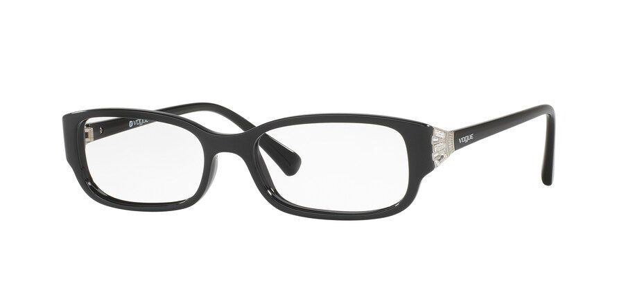 Vogue VO5059B Rectangle Eyeglasses  W44-BLACK 52-16-135 - Color Map black