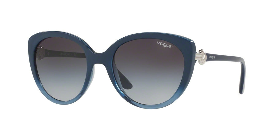Vogue VO5060S Phantos Sunglasses  24128G-TOP BLUE GRADIENT AZURE 53-19-135 - Color Map blue