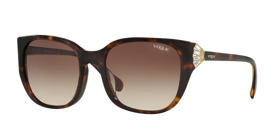 Vogue VO5061BF Square Sunglasses  W65613-HAVANA 55-19-140 - Color Map havana