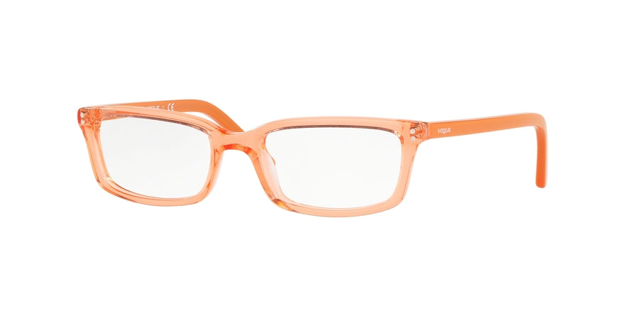 Vogue VO5081 Square Eyeglasses  2740-TRANSPARENT ORANGE 47-16-125 - Color Map orange