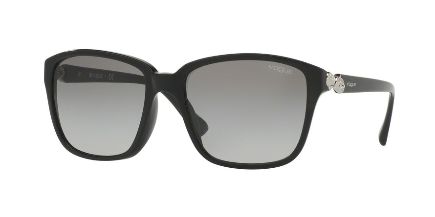 Vogue VO5093BF Square Sunglasses  W44/11-BLACK 56-18-135 - Color Map black