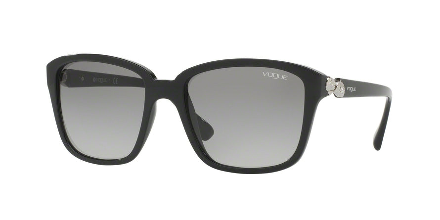 Vogue VO5093SB Square Sunglasses  W44/11-BLACK 54-18-130 - Color Map black