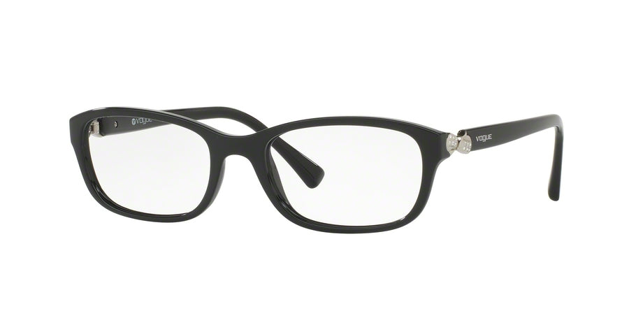 Vogue VO5094B Pillow Eyeglasses  W44-BLACK 54-18-135 - Color Map black
