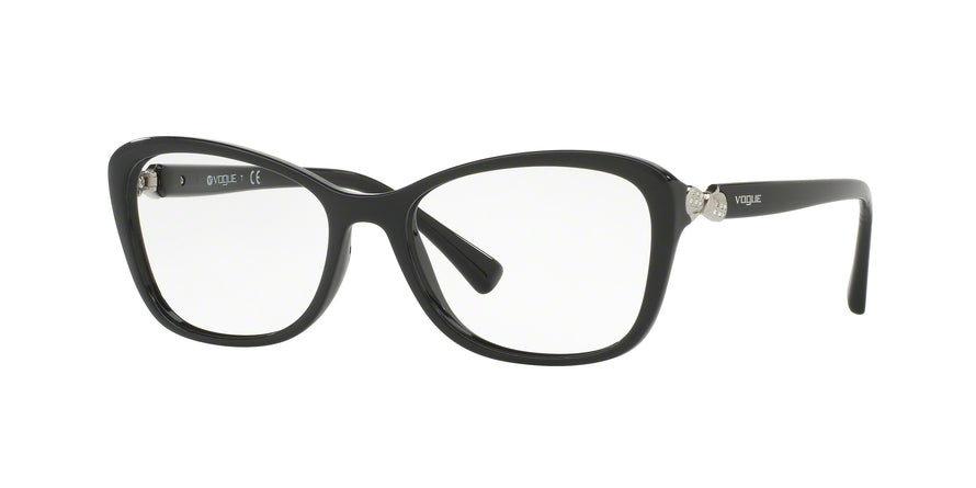 Vogue VO5095B Butterfly Eyeglasses  W44-BLACK 54-16-135 - Color Map black