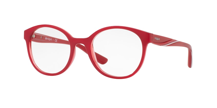 Vogue VO5104 Phantos Eyeglasses  2470-TOP RED/RED TRANSPARENT 49-19-135 - Color Map red