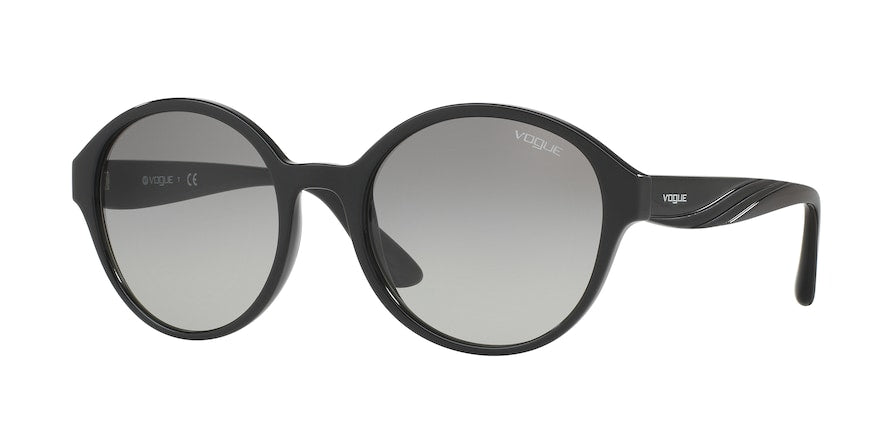 Vogue VO5106S Round Sunglasses  W44/11-BLACK 54-20-140 - Color Map black