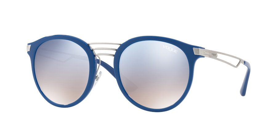 Vogue VO5132S Phantos Sunglasses  25677B-DARK BLUE 52-22-135 - Color Map black