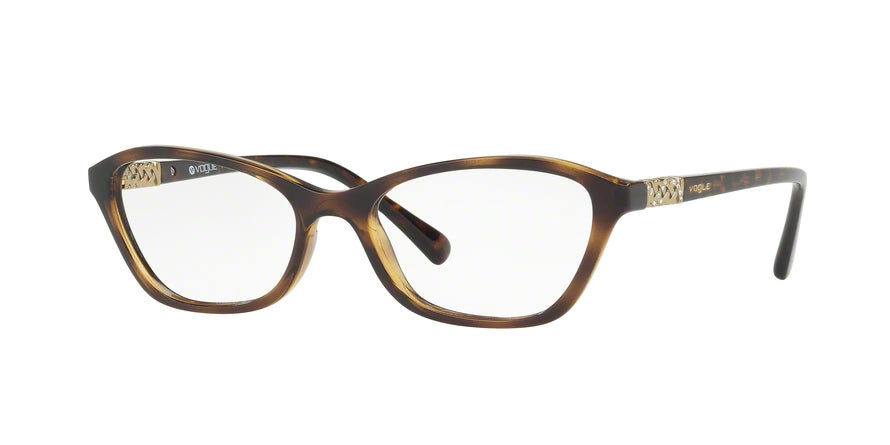 Vogue VO5139B Cat Eye Eyeglasses  W656-DARK HAVANA 52-17-140 - Color Map havana