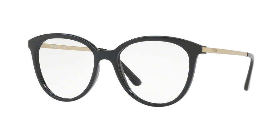 Vogue VO5151 Cat Eye Eyeglasses  W44-BLACK 53-17-140 - Color Map gold