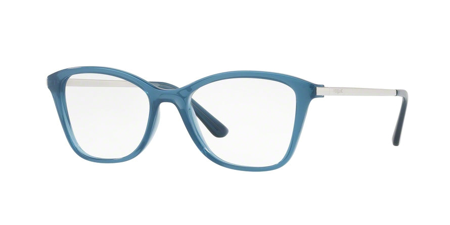 Vogue VO5152 Cat Eye Eyeglasses  2534-OPAL LIGHT BLUE 52-17-140 - Color Map light blue