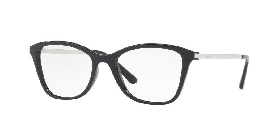 Vogue VO5152 Cat Eye Eyeglasses  W44-BLACK 52-17-140 - Color Map black