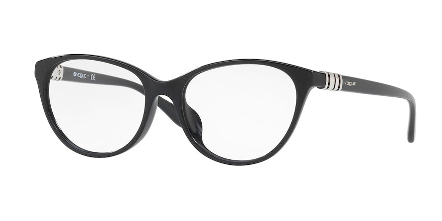 Vogue VO5153F Cat Eye Eyeglasses  W44-BLACK 55-17-140 - Color Map black