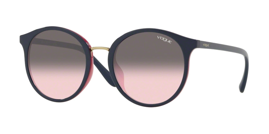 Vogue VO5166SF Round Sunglasses  2454H9-TOP BLUE/TRANSPARNT PINK 54-21-140 - Color Map blue