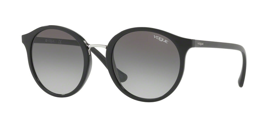 Vogue VO5166S Round Sunglasses  W44/11-BLACK 51-21-140 - Color Map black