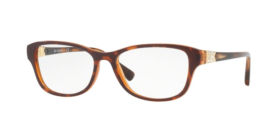 Vogue VO5170B Rectangle Eyeglasses  2386-TOP HAVANA/LIGHT BROWN 54-16-140 - Color Map havana