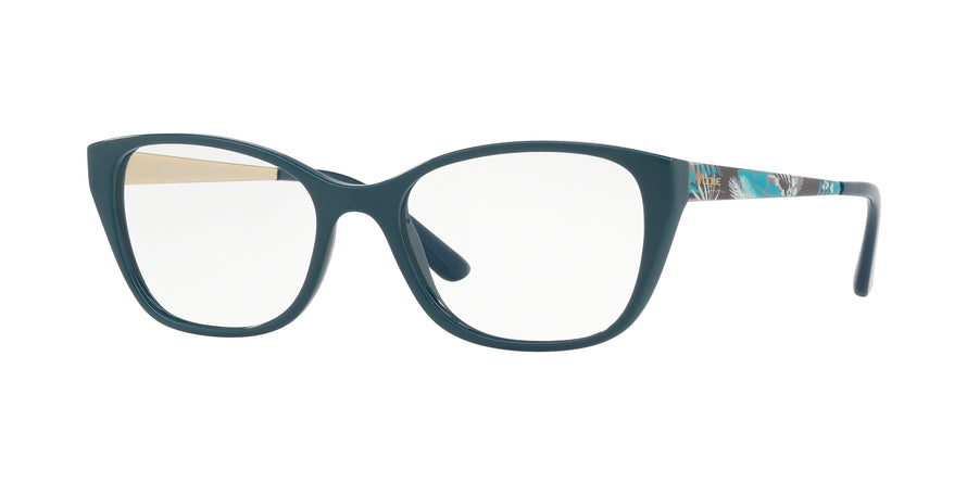 Vogue VO5190 Cat Eye Eyeglasses  2463-PETROLEUM GREEN 54-17-140 - Color Map green