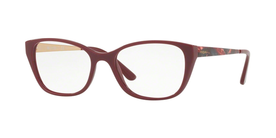 Vogue VO5190 Cat Eye Eyeglasses  2566-DARK RED 54-17-140 - Color Map purple/reddish
