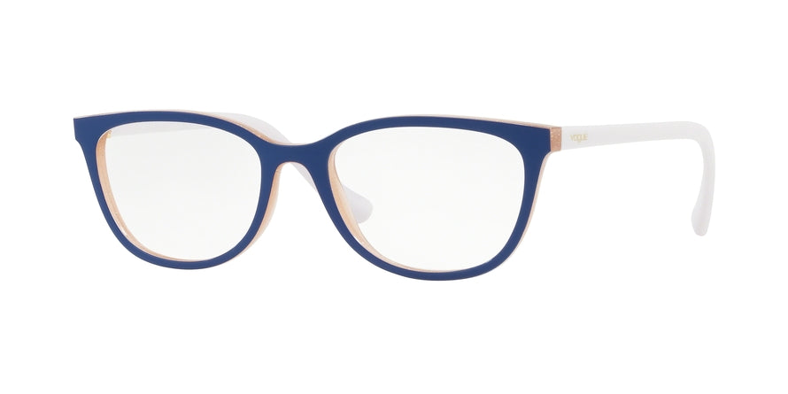 Vogue VO5192 Pillow Eyeglasses  2593-TOP DK BLUE/PINK GLITTER 53-17-140 - Color Map blue