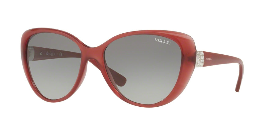 Vogue VO5193SB Butterfly Sunglasses  261211-OPLA RED 57-16-135 - Color Map red