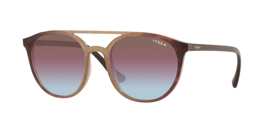 Vogue VO5195S Phantos Sunglasses  2639H7-OPAL BEIGE GLIETT GRAD HAVANA 52-20-140 - Color Map purple/reddish