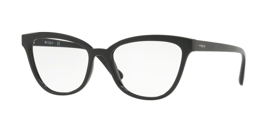 Vogue VO5202 Cat Eye Eyeglasses  W44-BLACK 52-17-140 - Color Map black