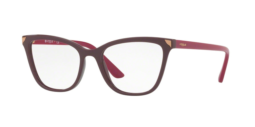 Vogue VO5206 Cat Eye Eyeglasses  2597-BORDEAUX 53-17-140 - Color Map bordeaux