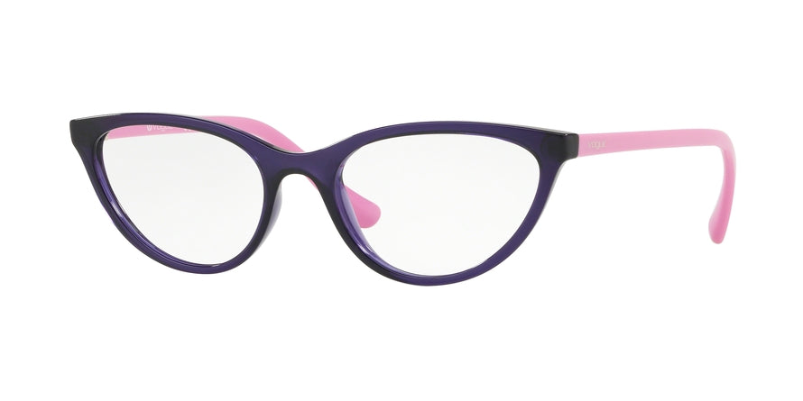 Vogue VO5213 Cat Eye Eyeglasses  2614-TRANSPARENT VIOLET 53-18-140 - Color Map violet