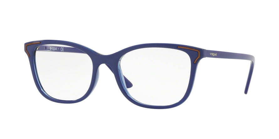 Vogue VO5214 Rectangle Eyeglasses  2619-TOP BLUETTE/BLUETTE TRASPARENT 54-18-140 - Color Map light blue