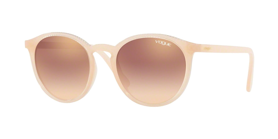 Vogue VO5215S Round Sunglasses  26076F-OPAL MELON 51-19-140 - Color Map orange