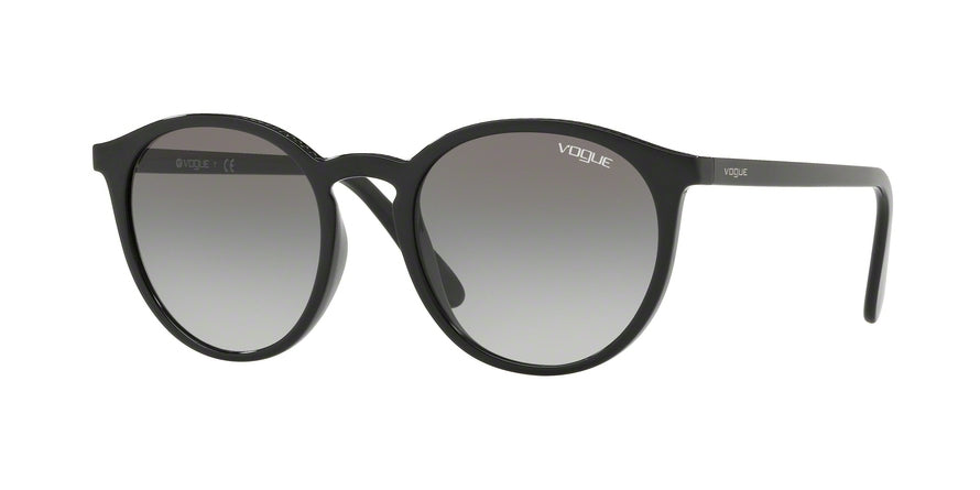 Vogue VO5215S Round Sunglasses  W44/11-BLACK 51-19-140 - Color Map black