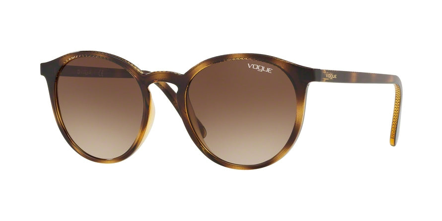 Vogue VO5215S Round Sunglasses  W65613-DARK HAVANA 51-19-140 - Color Map havana