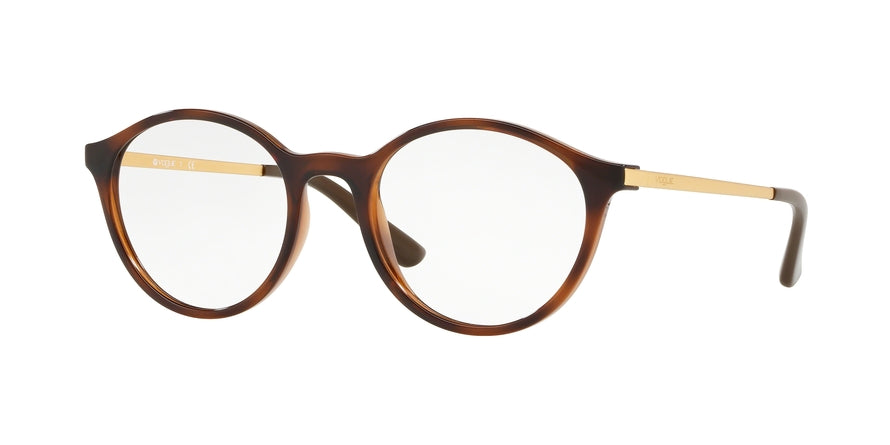 Vogue VO5223 Phantos Eyeglasses  2386-TOP HAVANA/TRANSP LIGHT BROWN 52-19-135 - Color Map havana