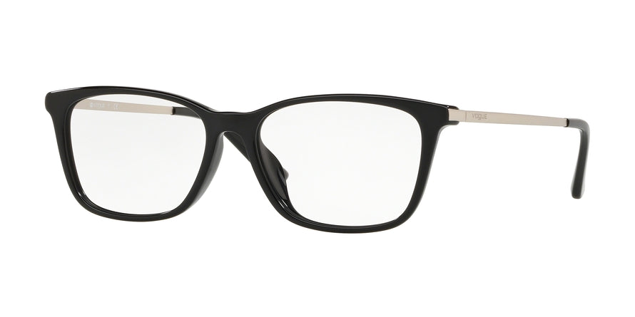 Vogue VO5224F Square Eyeglasses  W44-BLACK 54-16-140 - Color Map black