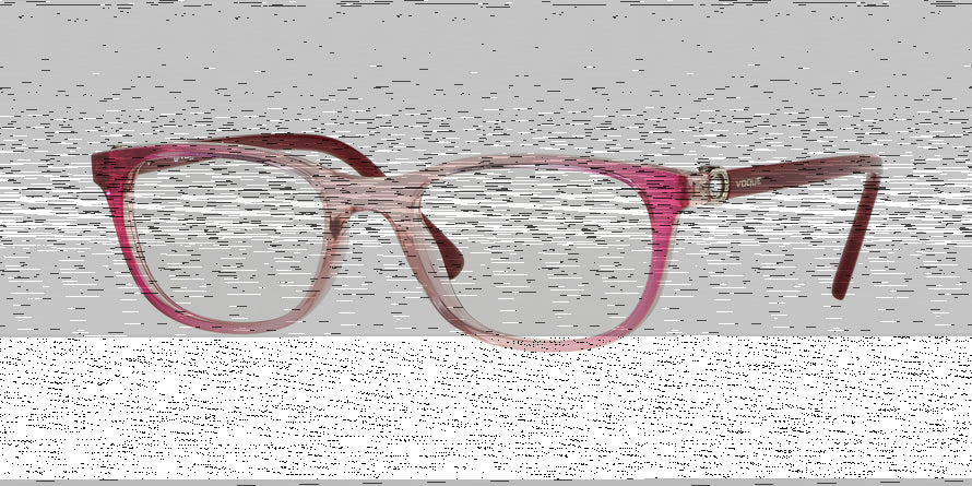 Vogue VO5225B Pillow Eyeglasses  2643-TR LIGHT PINK GRAD FUXIA 53-18-140 - Color Map purple/reddish