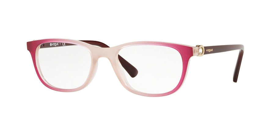 Vogue VO5225B Pillow Eyeglasses  2644-TR PURPLE GRAD BOREAUX 53-18-140 - Color Map bordeaux