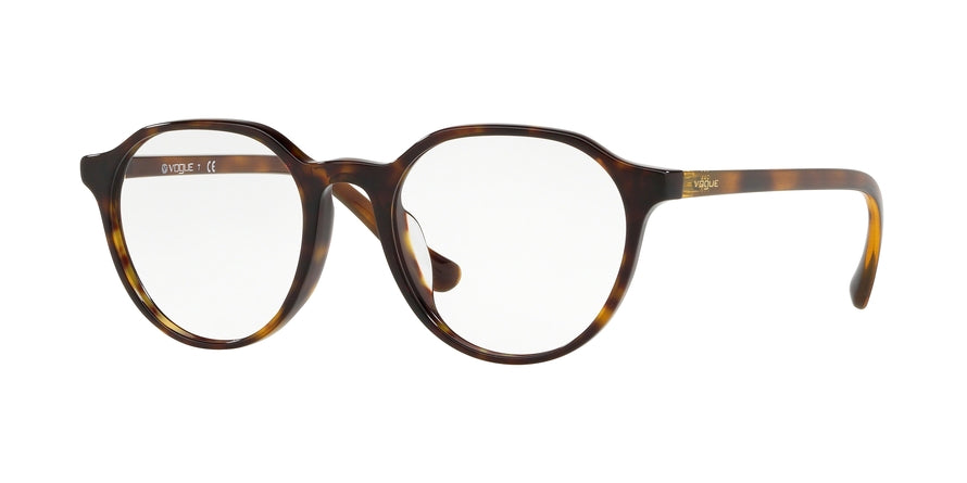 Vogue VO5226F Irregular Eyeglasses  W656-DARK HAVANA 50-19-140 - Color Map havana