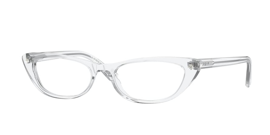 Vogue VO5236BM Cat Eye Eyeglasses  W745-TRANSPARENT 53-17-140 - Color Map clear