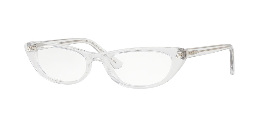 Vogue VO5236B Cat Eye Eyeglasses  W745-TRANSPARENT 53-17-140 - Color Map clear