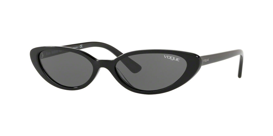 Vogue VO5237S Cat Eye Sunglasses  W44/87-BLACK 52-16-140 - Color Map black