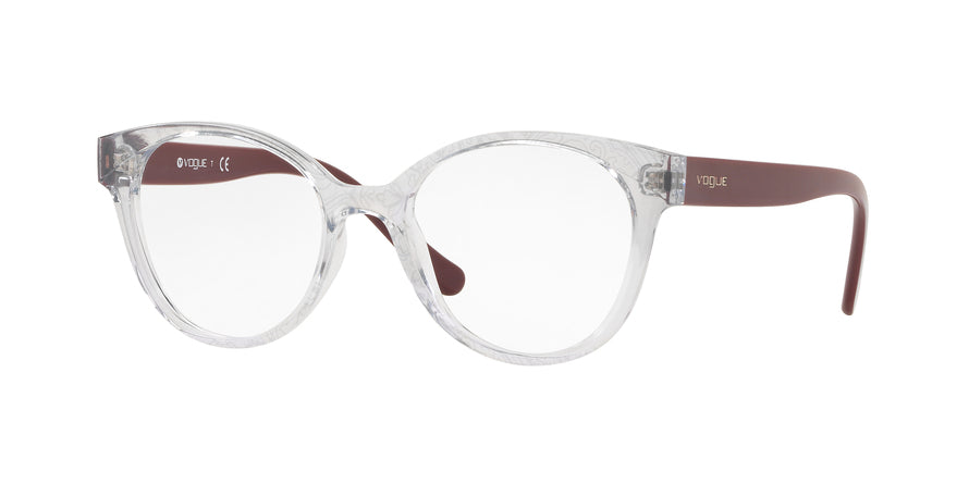 Vogue VO5244 Round Eyeglasses  W745-TRANSPARENT 51-17-140 - Color Map clear