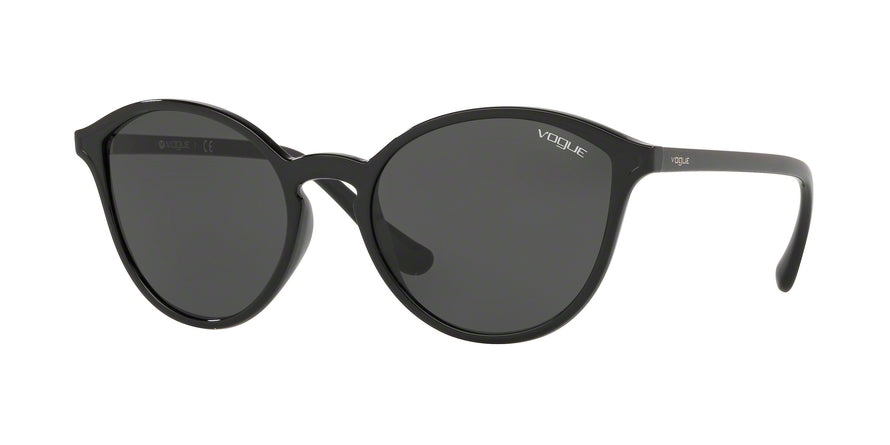 Vogue VO5255S Phantos Sunglasses  W44/87-BLACK 55-19-140 - Color Map black