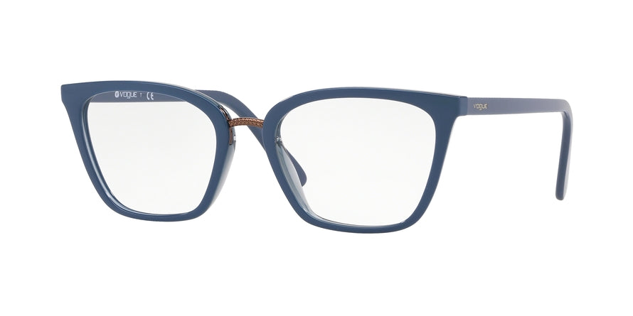 Vogue VO5260 Rectangle Eyeglasses  2700-TOP BLUE/TRANSPARENT BLUE 51-19-140 - Color Map blue