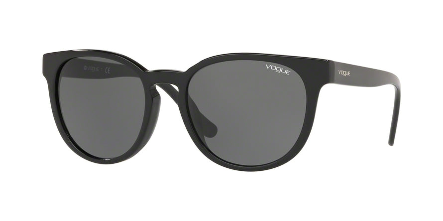 Vogue VO5271SF Square Sunglasses  W44/87-BLACK 55-19-140 - Color Map black