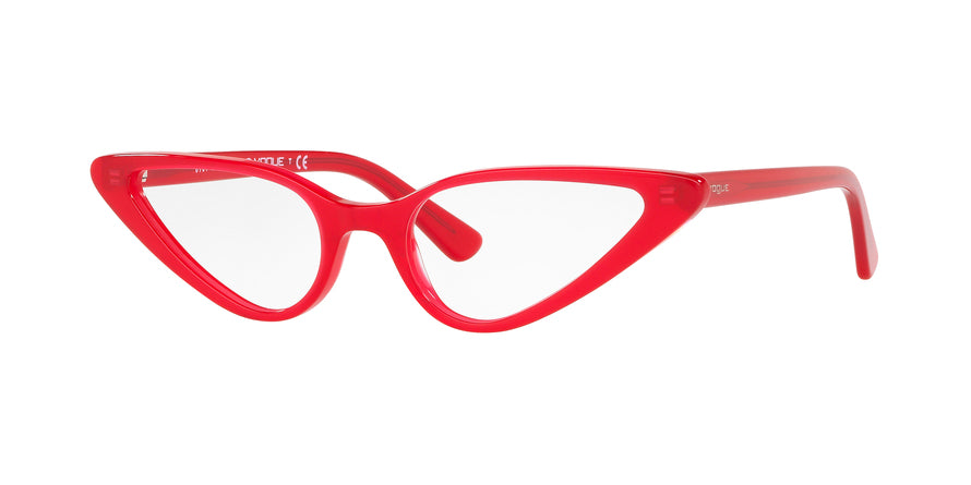 Vogue YOLA VO5281 Cat Eye Eyeglasses  2693-OPALESCENT RED 53-18-140 - Color Map red