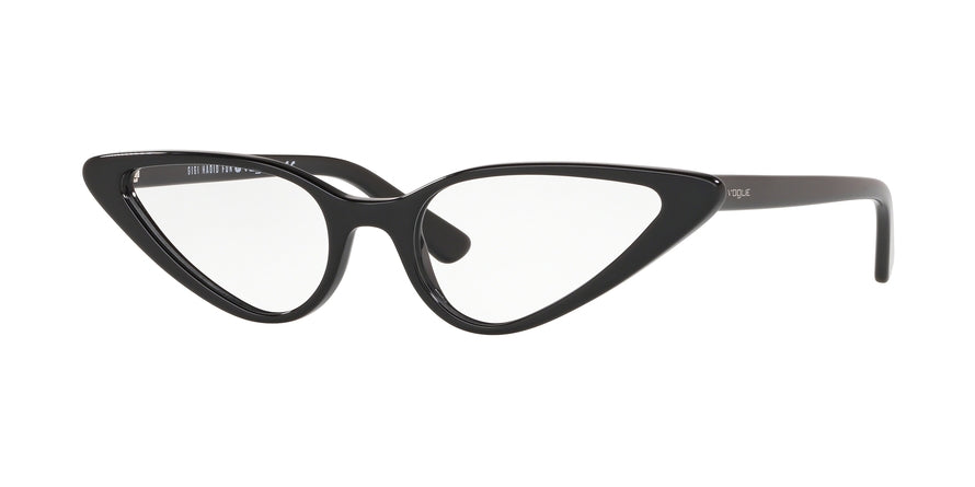 Vogue YOLA VO5281 Cat Eye Eyeglasses  W44-BLACK 53-18-140 - Color Map black