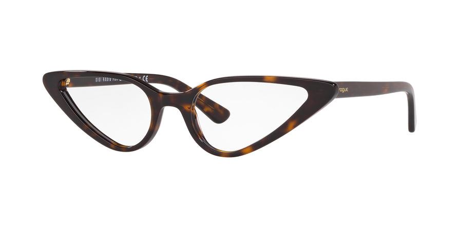 Vogue YOLA VO5281 Cat Eye Eyeglasses  W656-DARK HAVANA 53-18-140 - Color Map havana