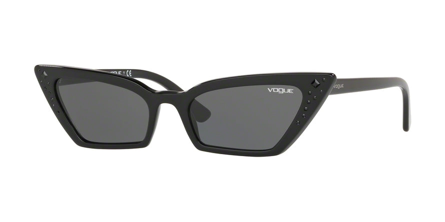 Vogue SUPER VO5282SB Cat Eye Sunglasses  W44/87-BLACK 54-18-140 - Color Map black