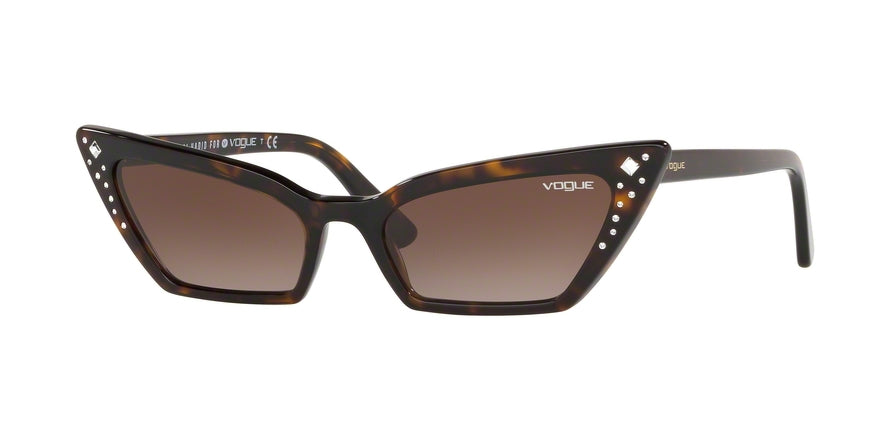 Vogue SUPER VO5282SB Cat Eye Sunglasses  W65613-DARK HAVANA 54-18-140 - Color Map havana